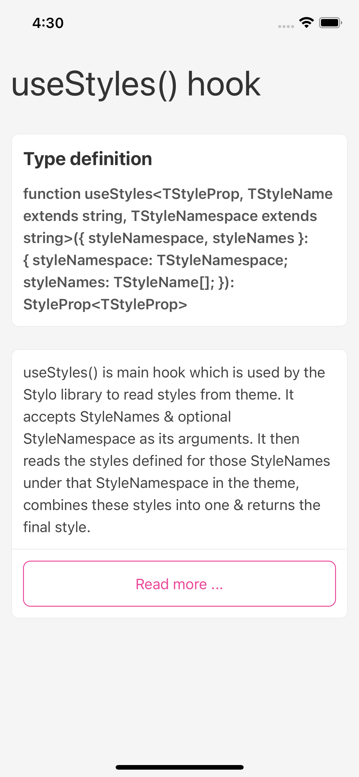 useStyles()